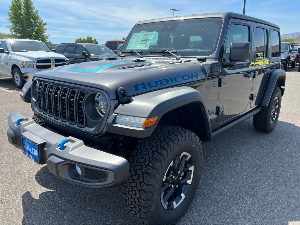 2024 Jeep Wrangler 4xe 4DOOR RUBICON Sport Utility Granite Crystal For Sale in Kennewick WA