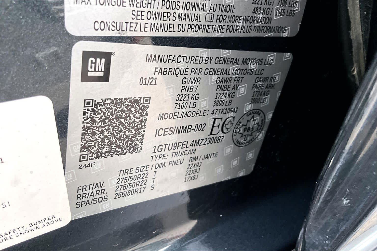 Thumbnail: 2021 GMC Sierra 1500 - 19