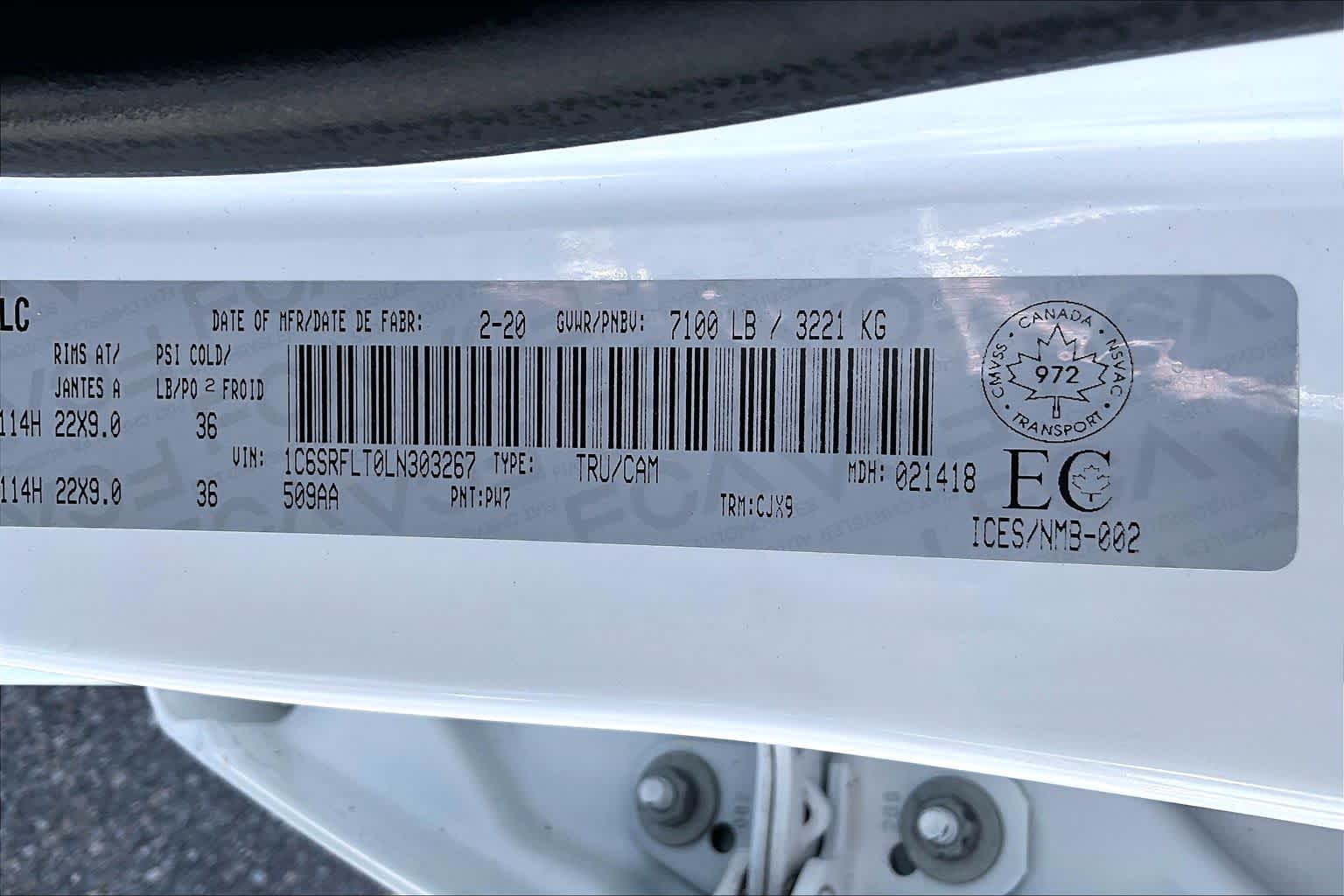 Thumbnail: 2020 RAM 1500 - 20