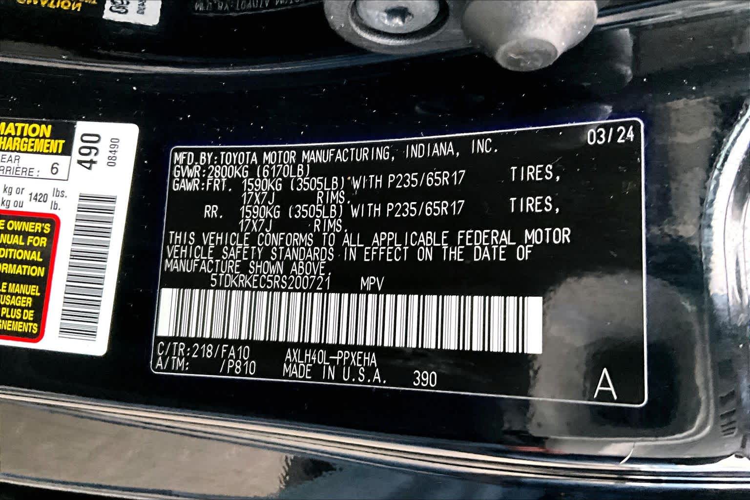 Thumbnail: 2024 Toyota Sienna - 20