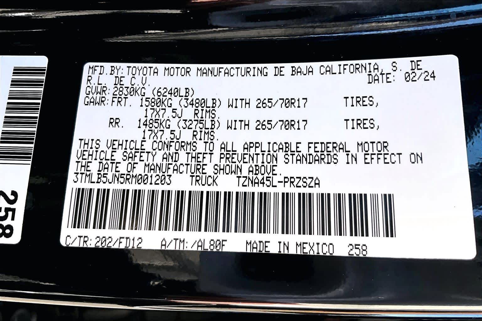 Thumbnail: 2024 Toyota Tacoma - 20