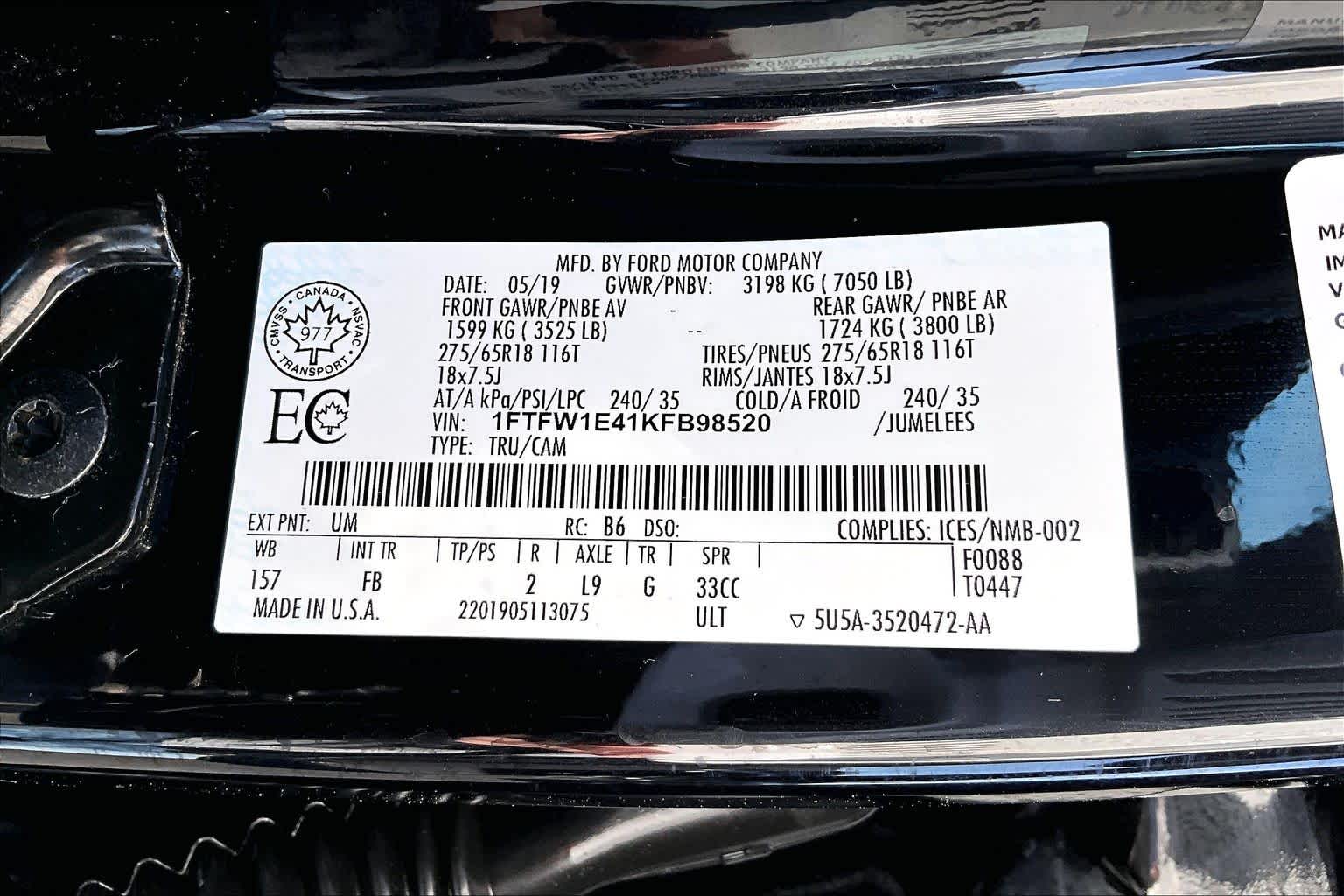 Thumbnail: 2019 Ford F-150 - 20