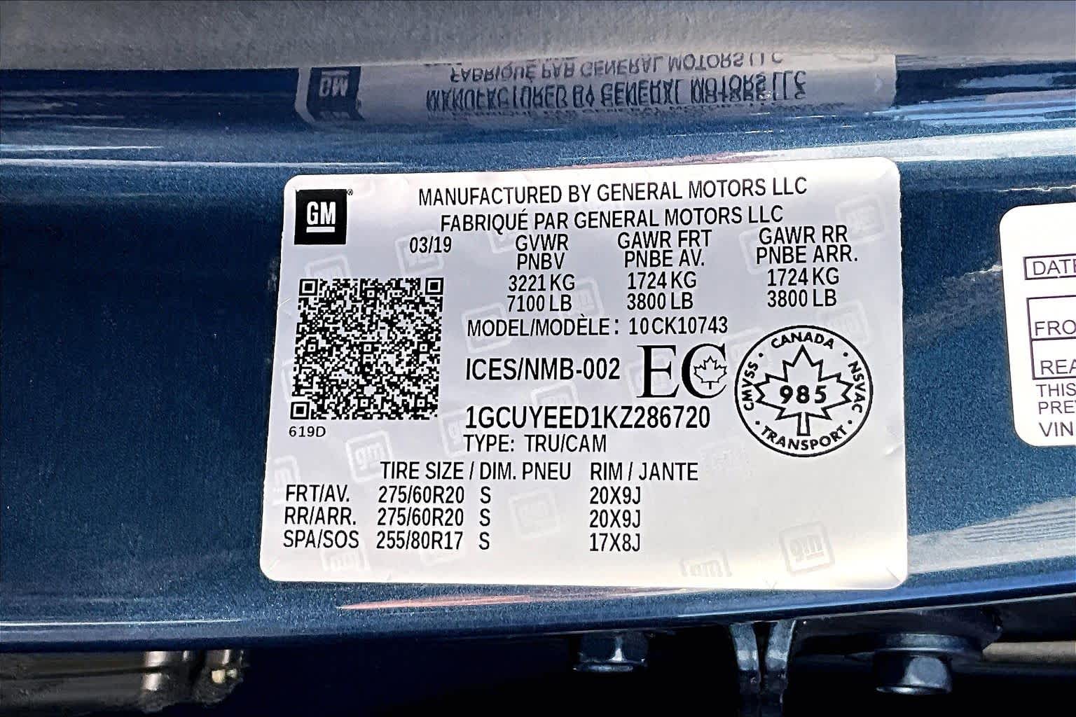 Thumbnail: 2019 Chevrolet Silverado 1500 - 19