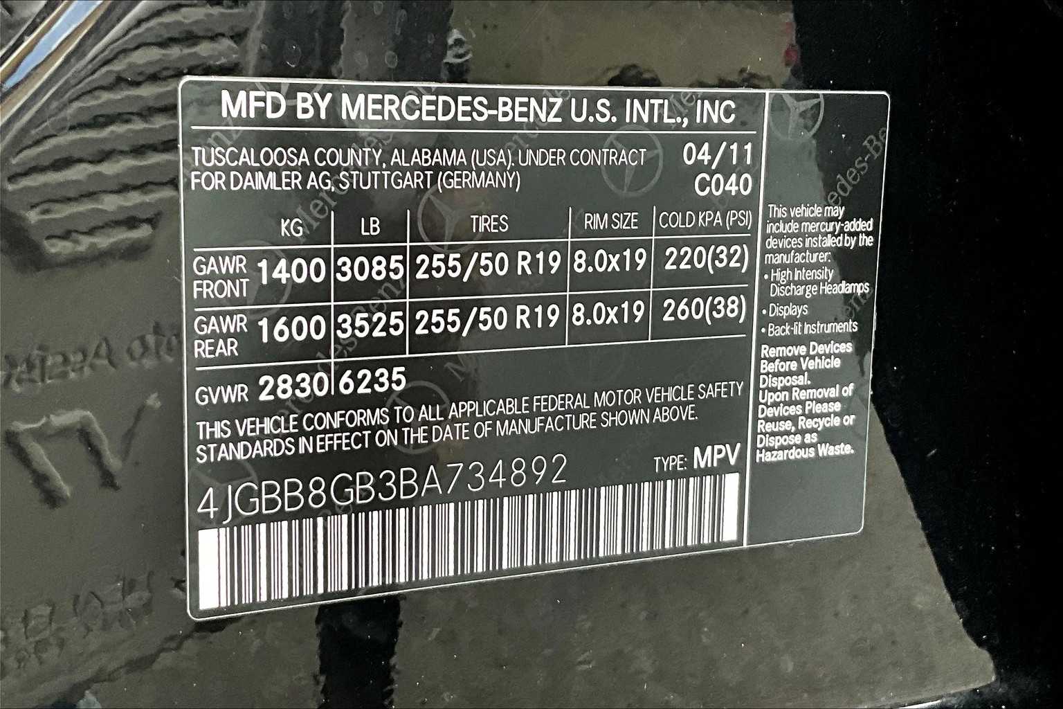 Thumbnail: 2011 Mercedes-Benz M-Class - 20