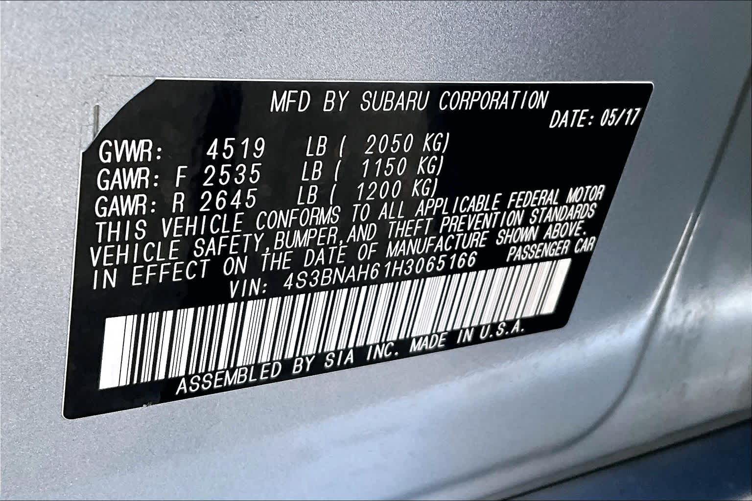 Thumbnail: 2017 Subaru Legacy - 20