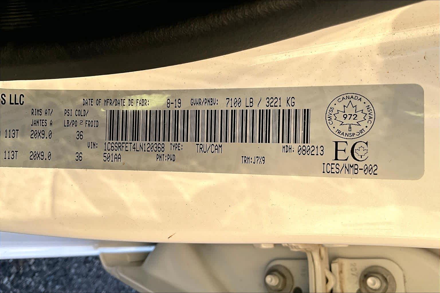 Thumbnail: 2020 RAM 1500 - 20