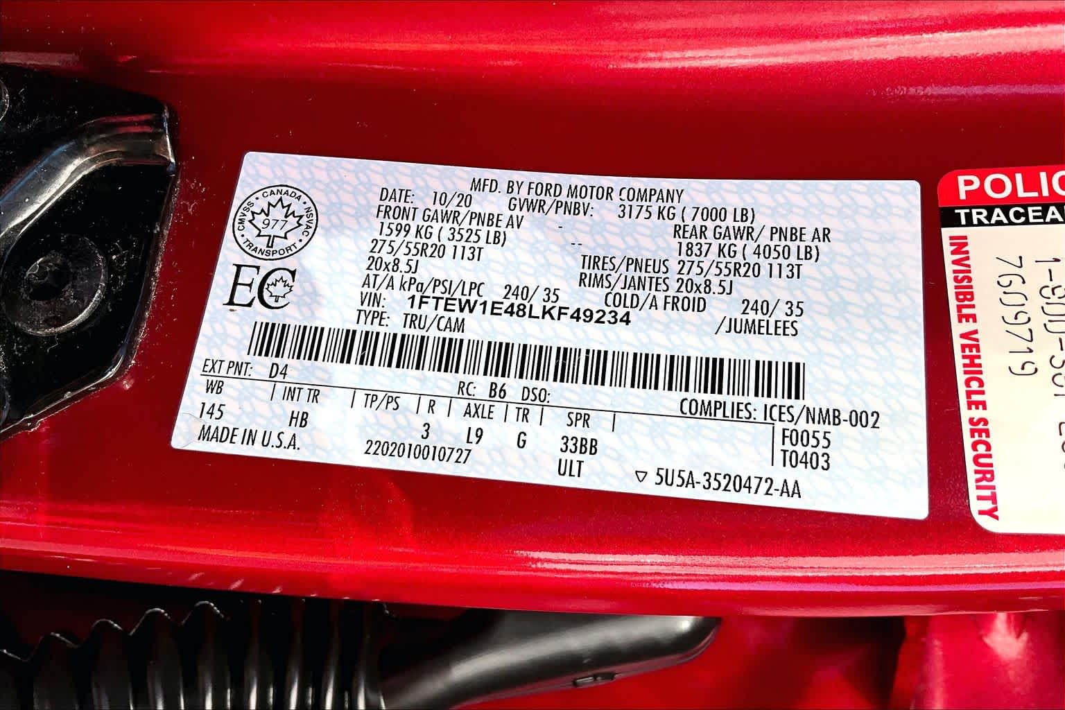 Thumbnail: 2020 Ford F-150 - 20