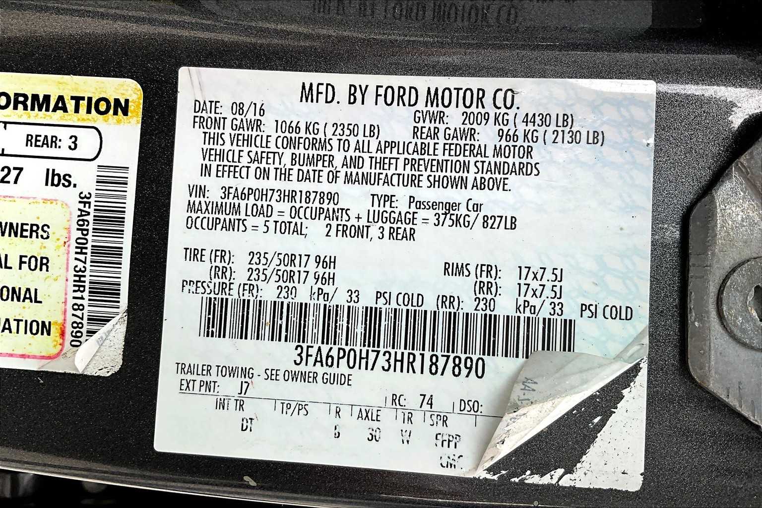 Thumbnail: 2017 Ford Fusion - 20