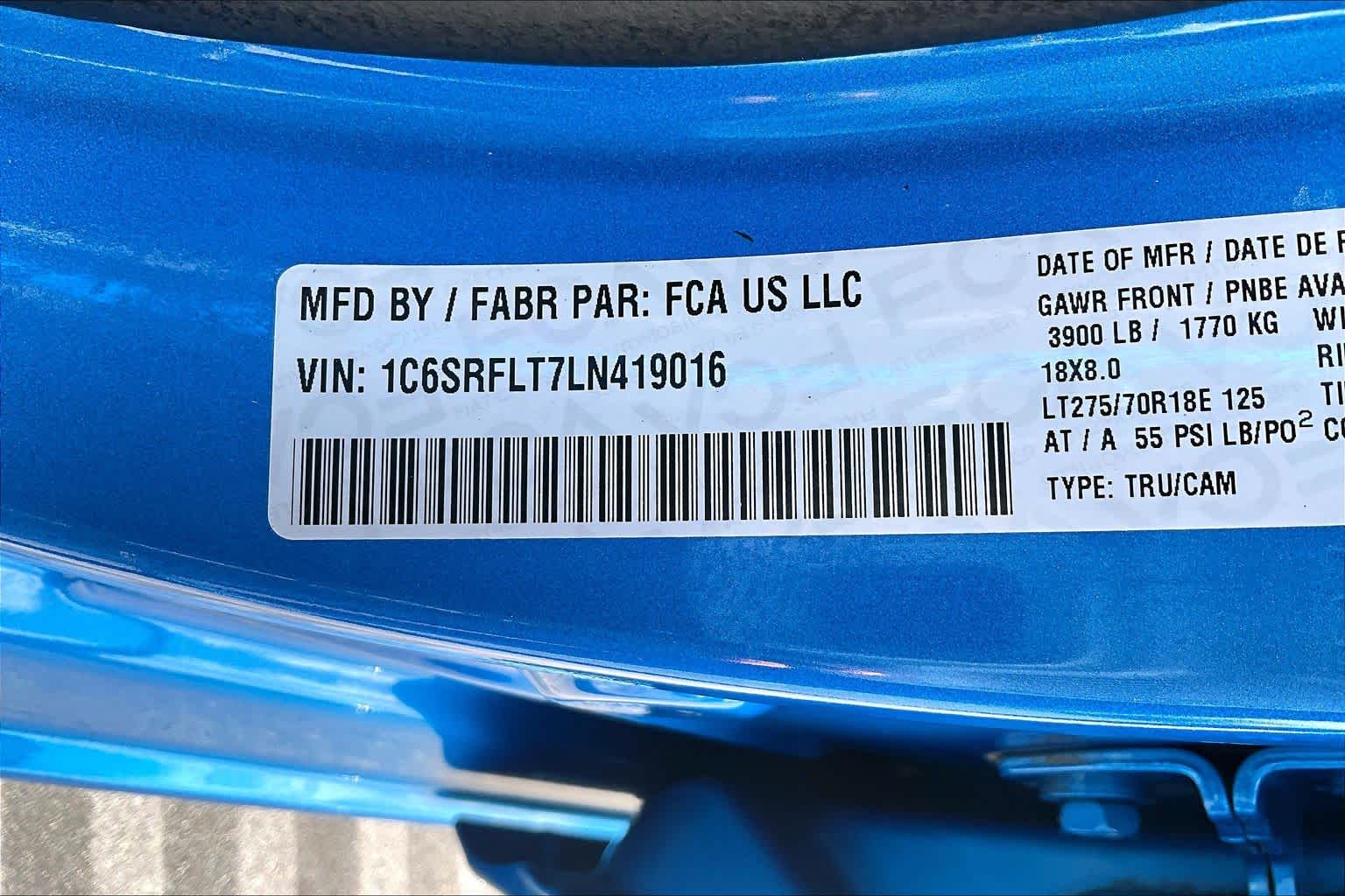 Thumbnail: 2020 RAM 1500 - 20