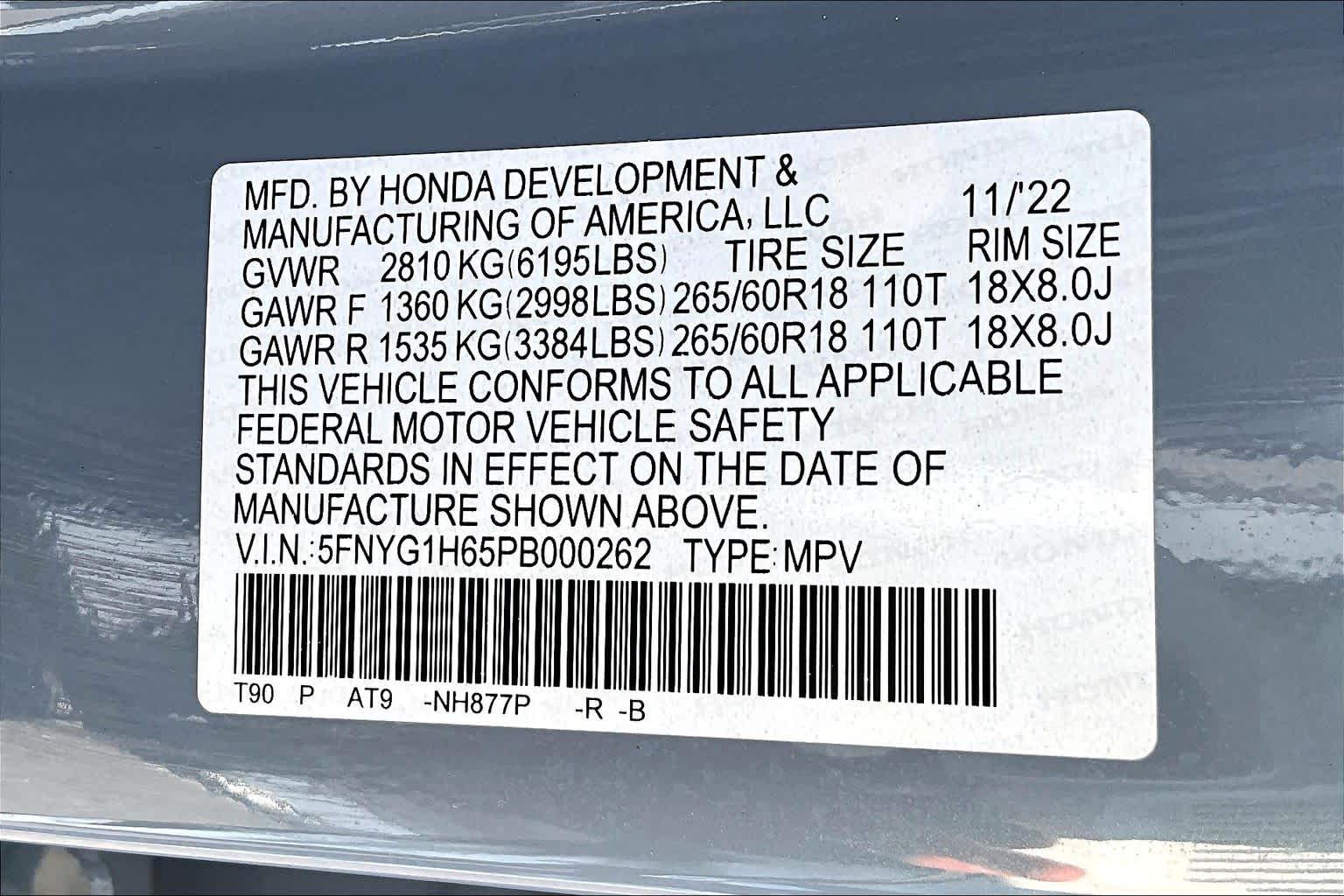 Thumbnail: 2023 Honda Pilot - 20