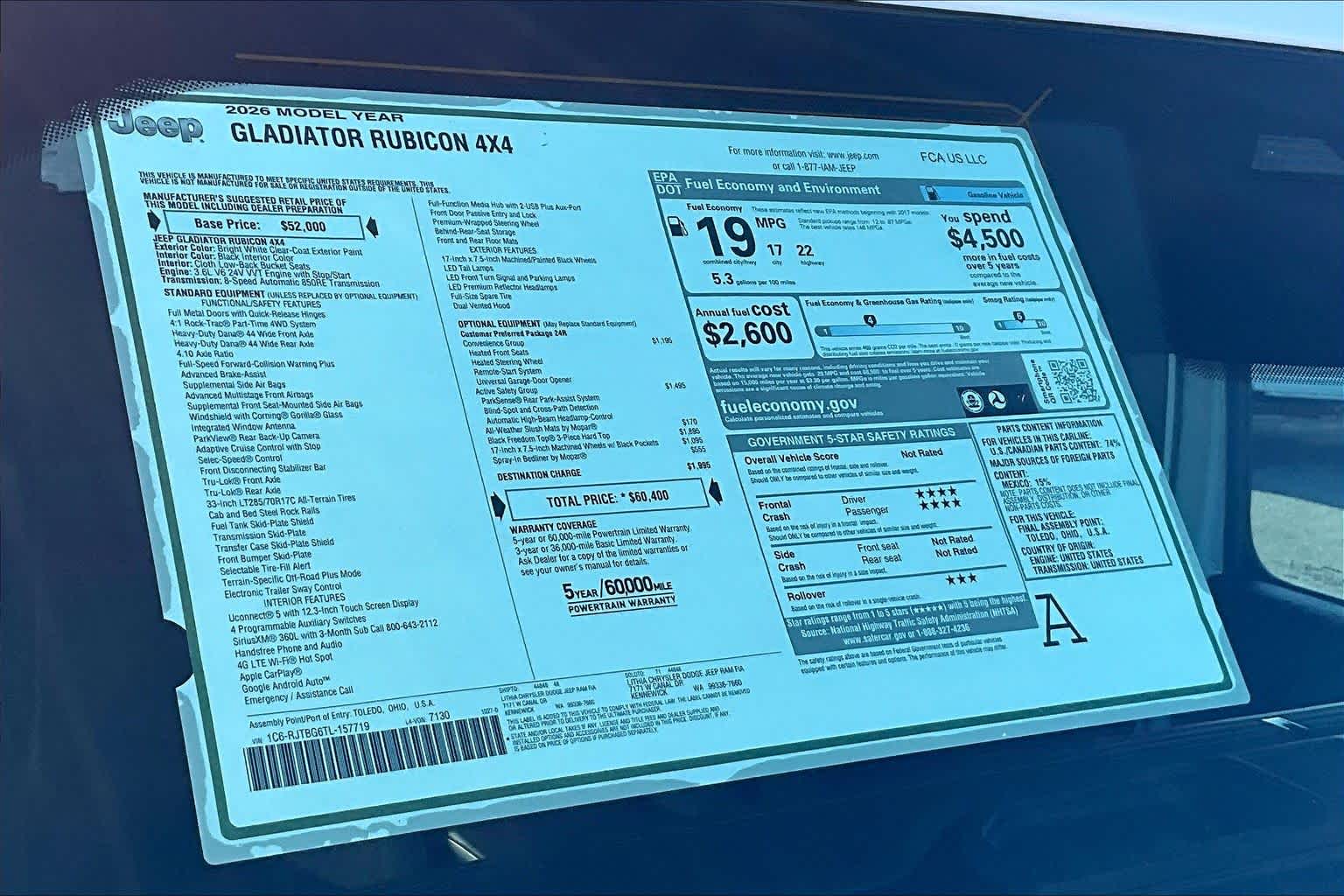 Thumbnail: 2026 Jeep Gladiator - 22