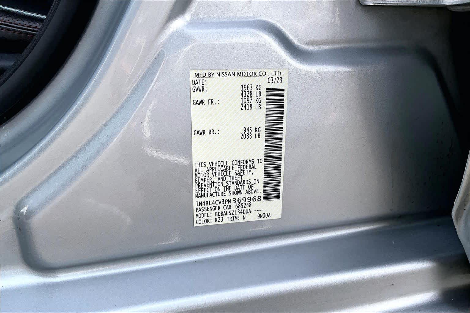 Thumbnail: 2023 Nissan Altima - 20