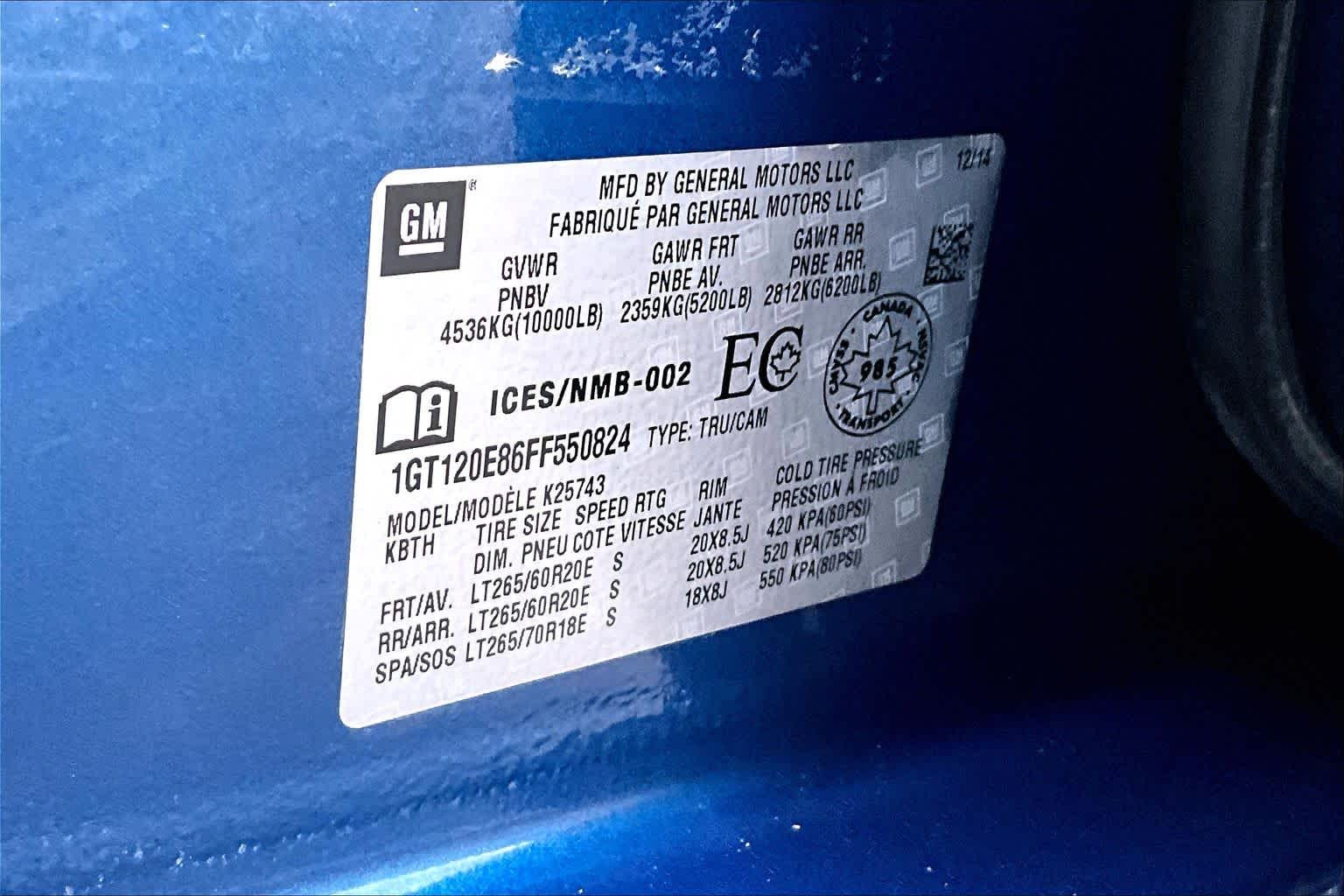 Thumbnail: 2015 GMC Sierra 2500 - 19