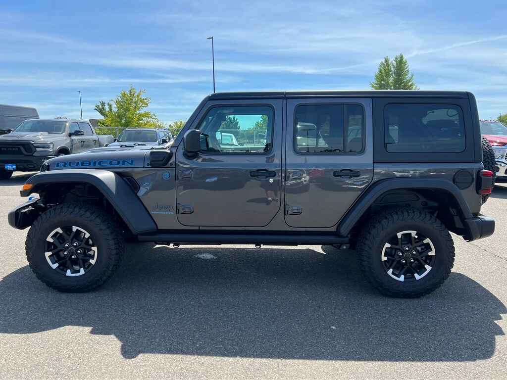 2024 Jeep Wrangler 4xe 4DOOR RUBICON Sport Utility Granite Crystal For Sale in Kennewick WA