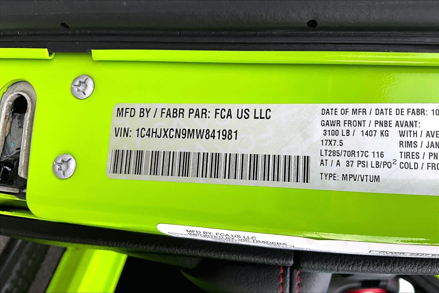 Thumbnail: 2021 Jeep Wrangler - 19