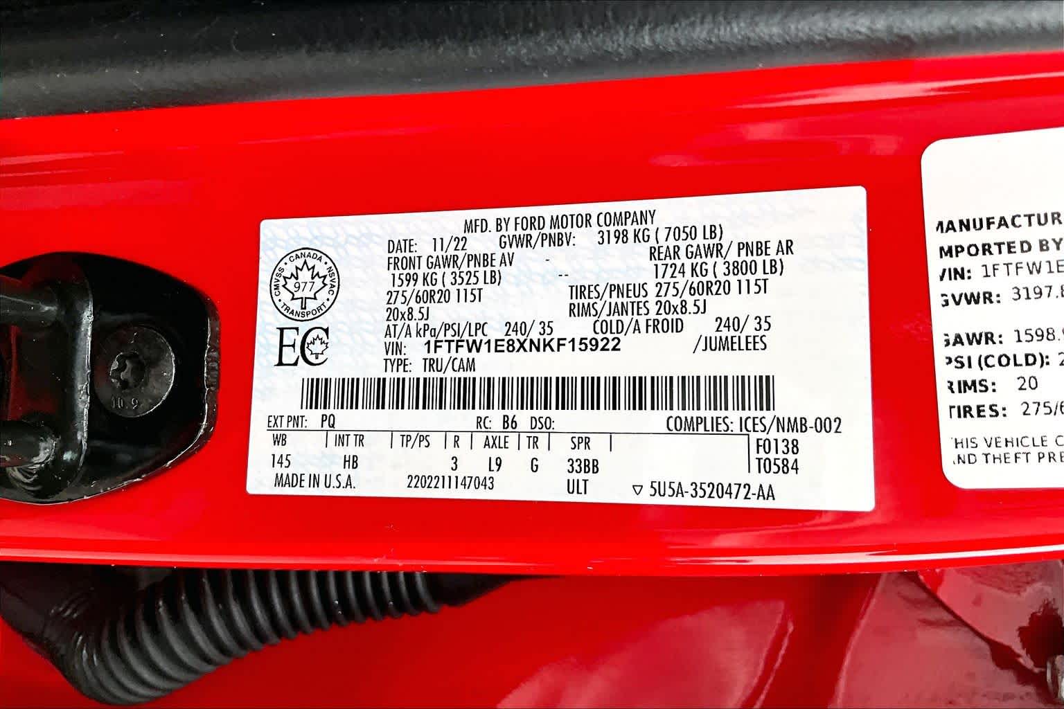 Thumbnail: 2022 Ford F-150 - 20