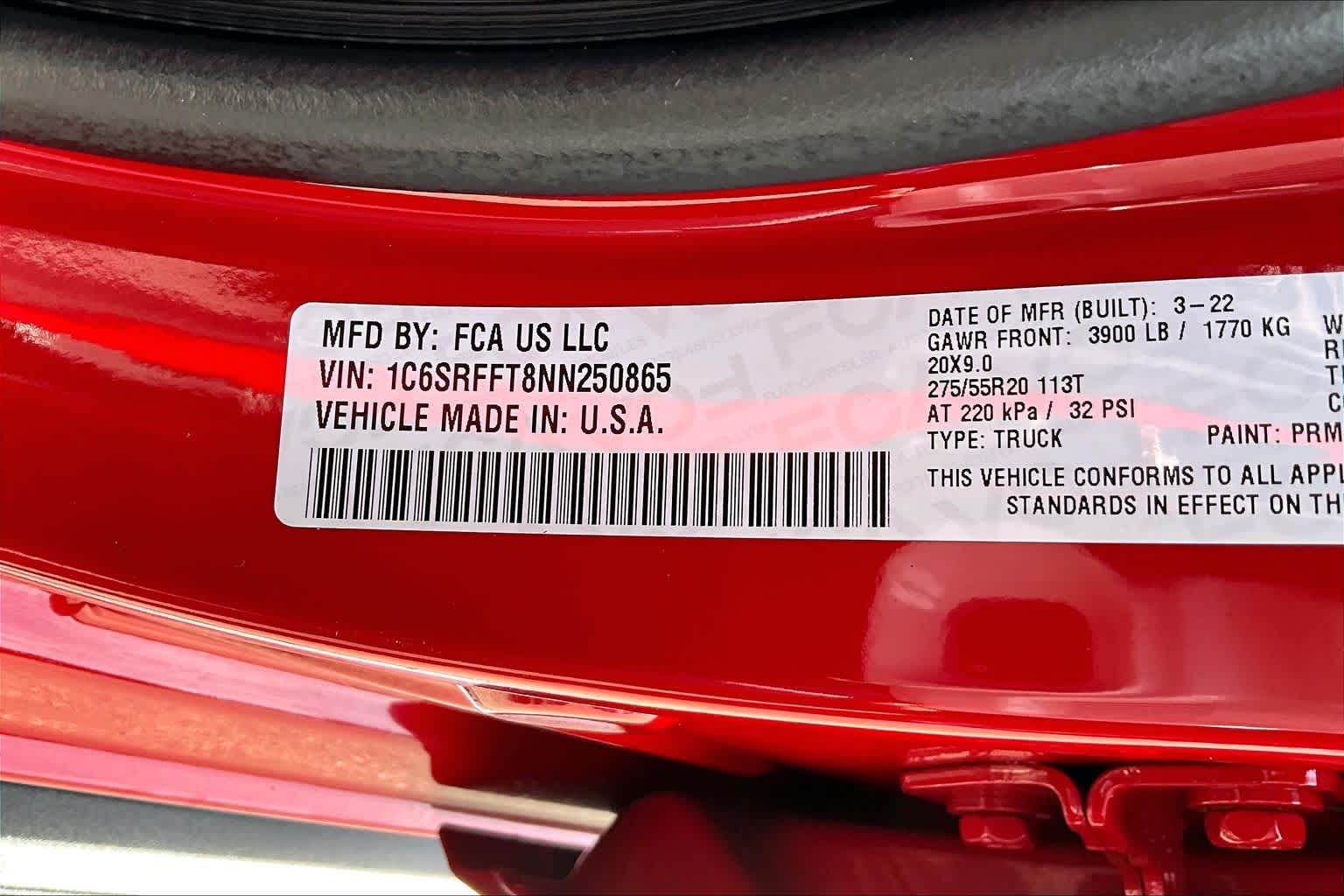Thumbnail: 2022 RAM 1500 - 20