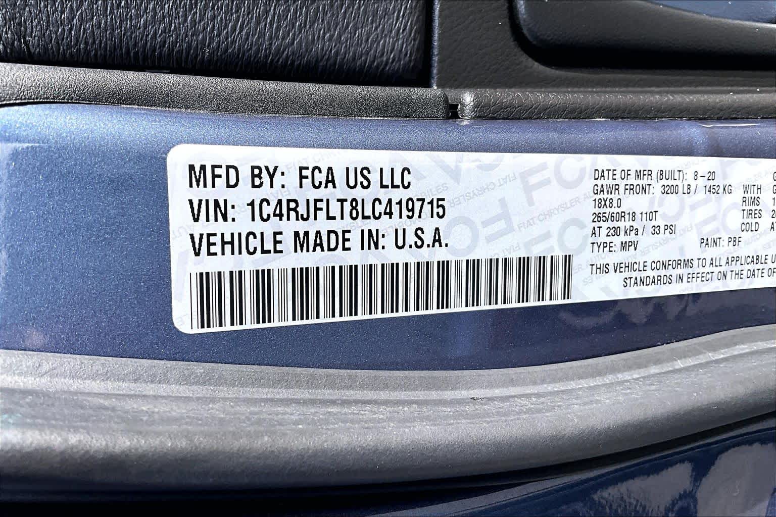 Thumbnail: 2020 Jeep Grand Cherokee - 20