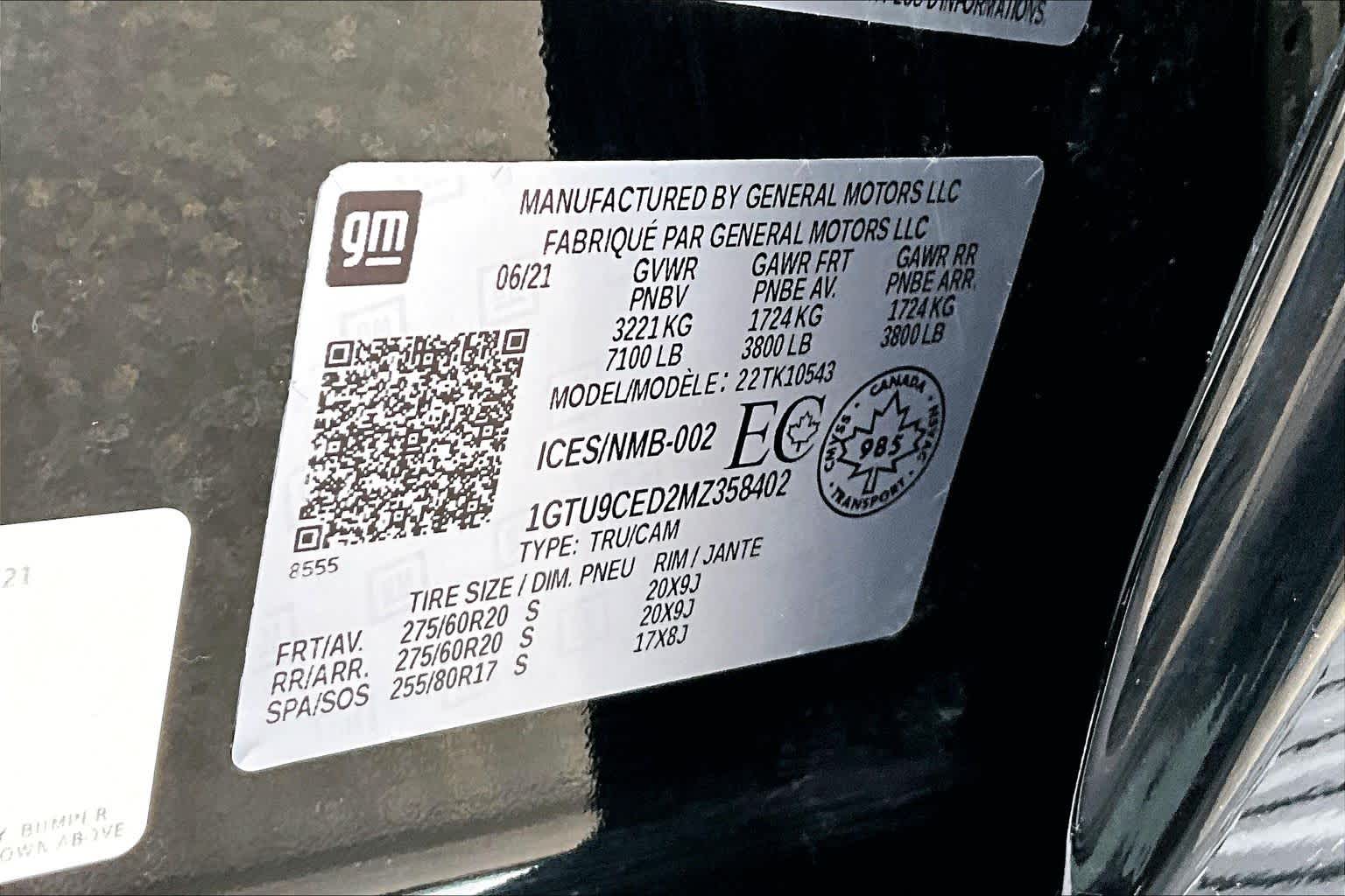 Thumbnail: 2021 GMC Sierra 1500 - 20