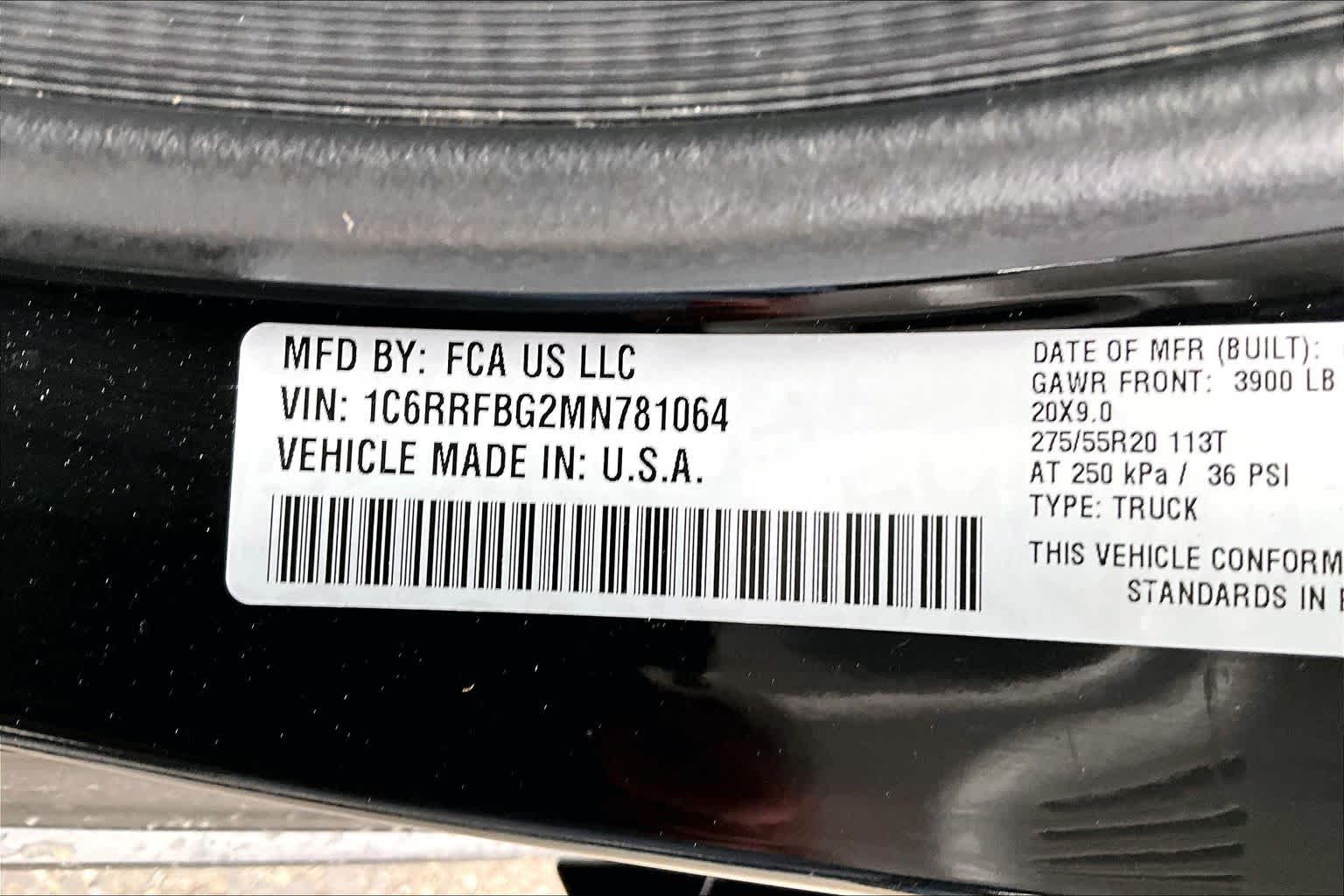 Thumbnail: 2021 RAM 1500 - 20