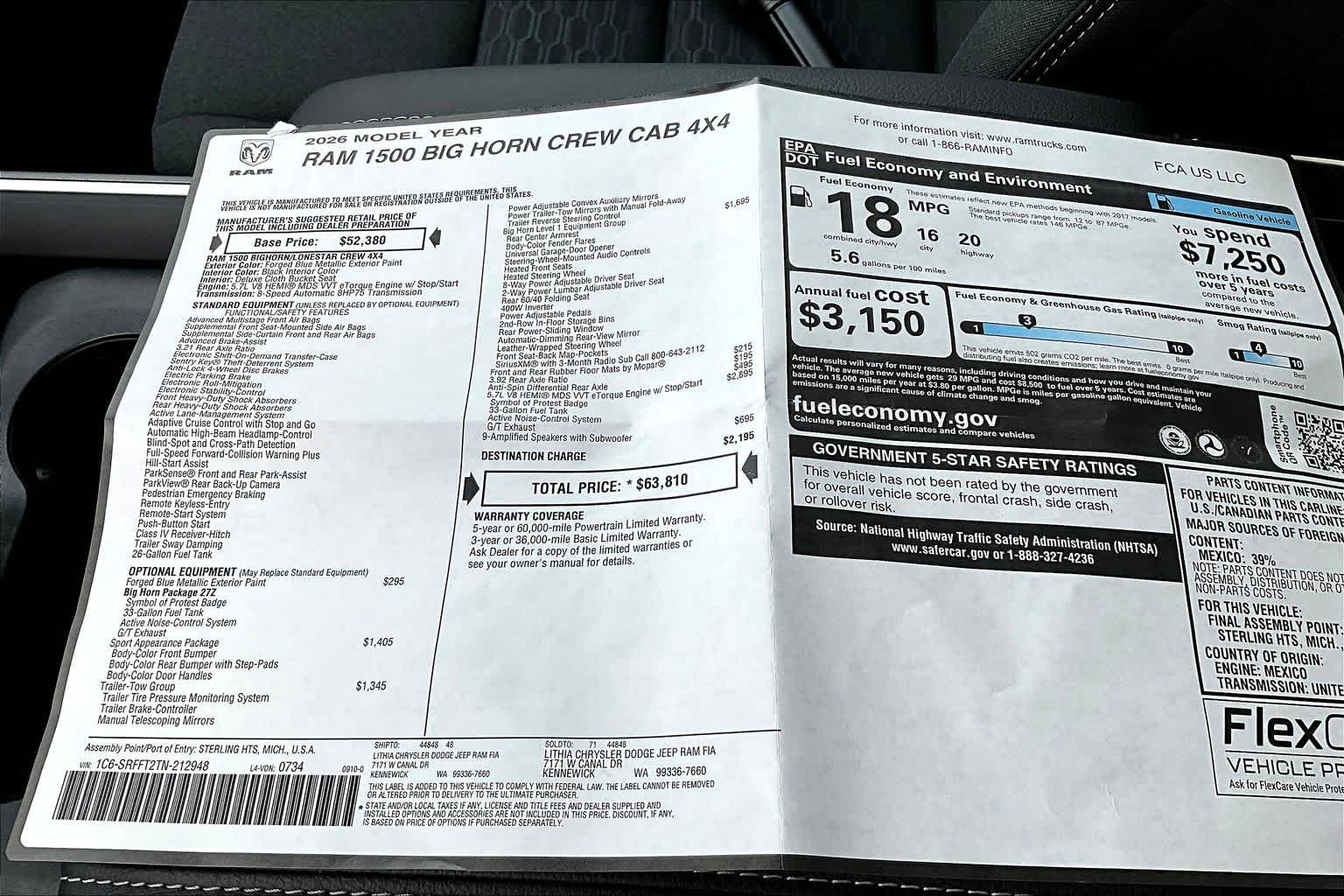 Thumbnail: 2026 RAM 1500 - 22