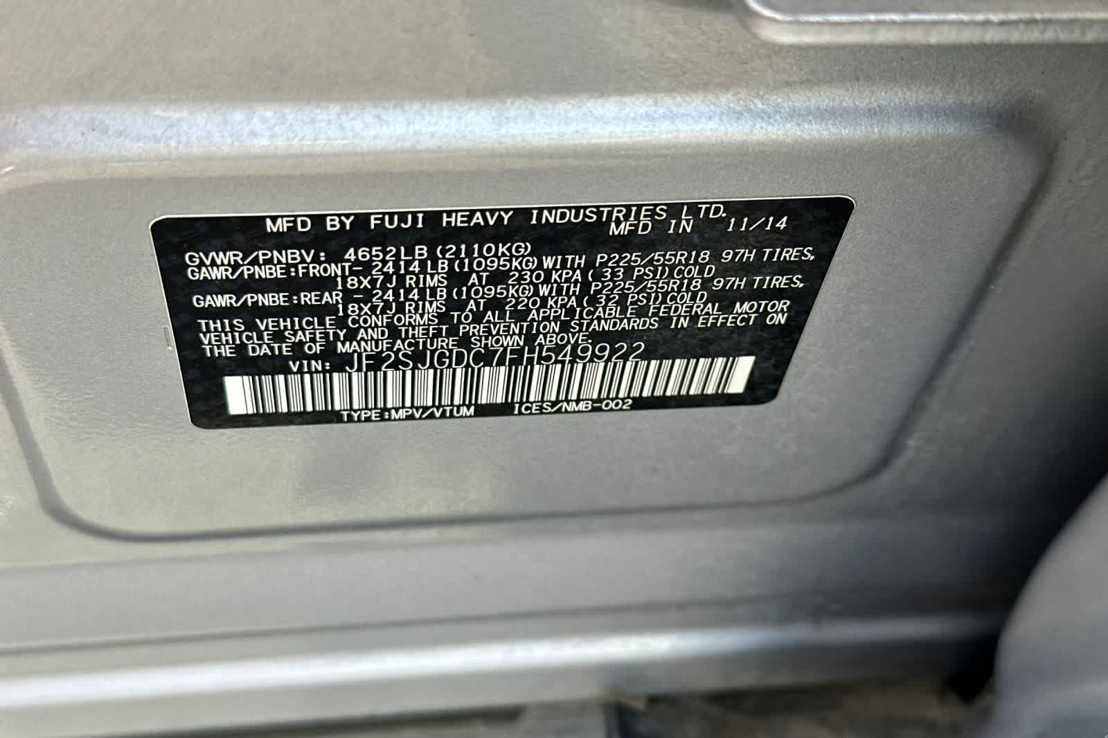 Thumbnail: 2015 Subaru Forester - 29