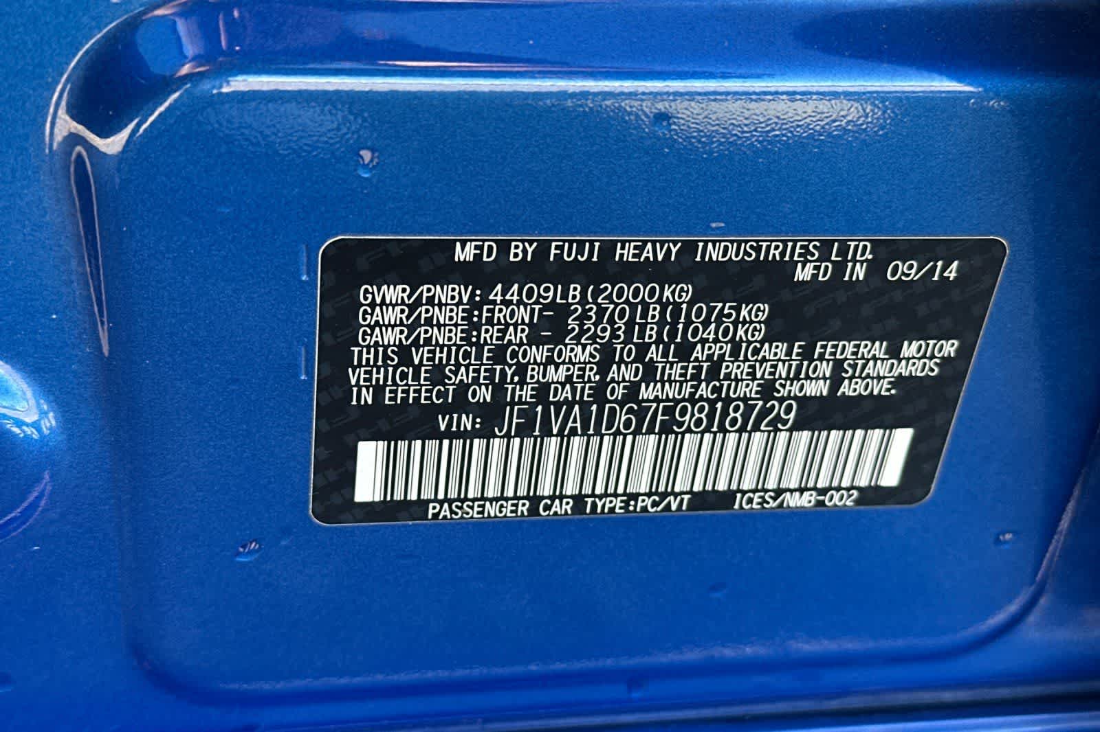 Thumbnail: 2015 Subaru WRX - 30