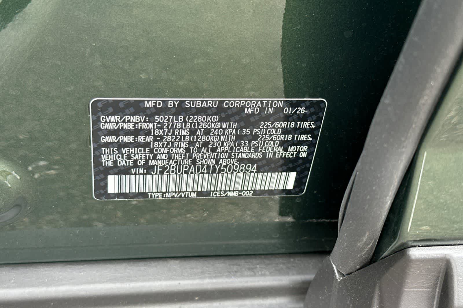 Thumbnail: 2026 Subaru Outback - 32
