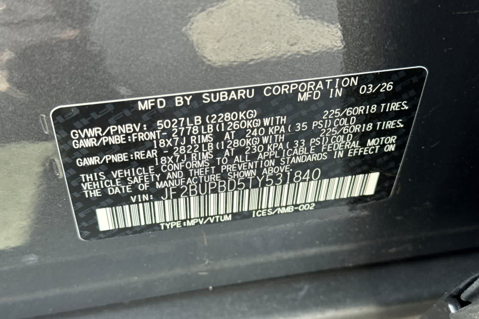Thumbnail: 2026 Subaru Outback - 33