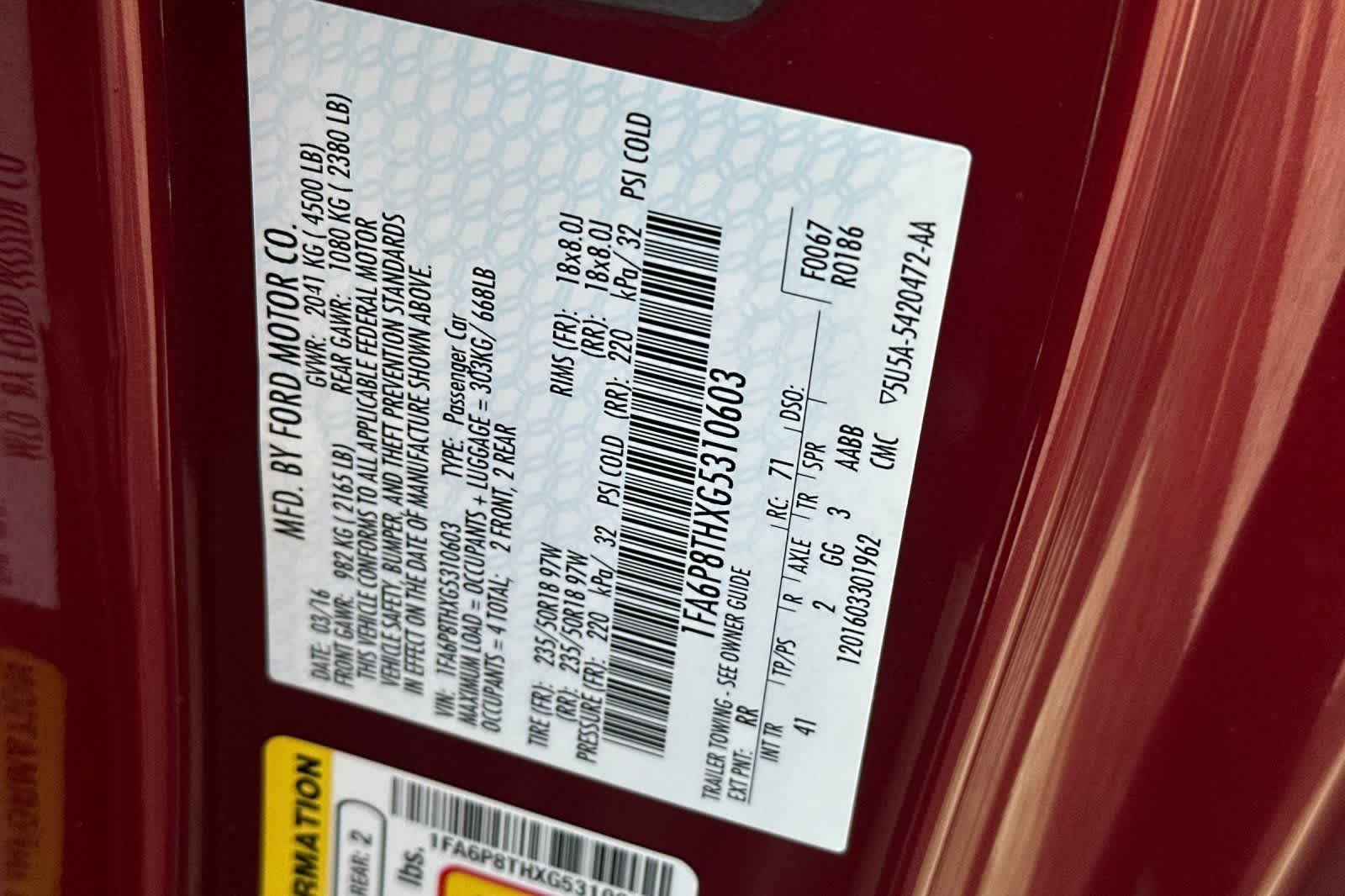 Thumbnail: 2016 Ford Mustang - 30