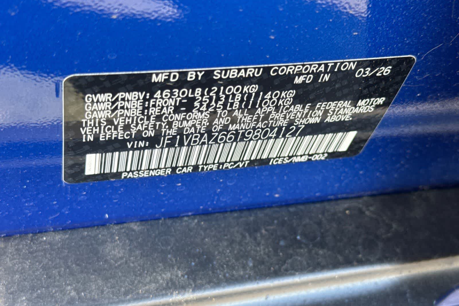 Thumbnail: 2026 Subaru WRX - 31