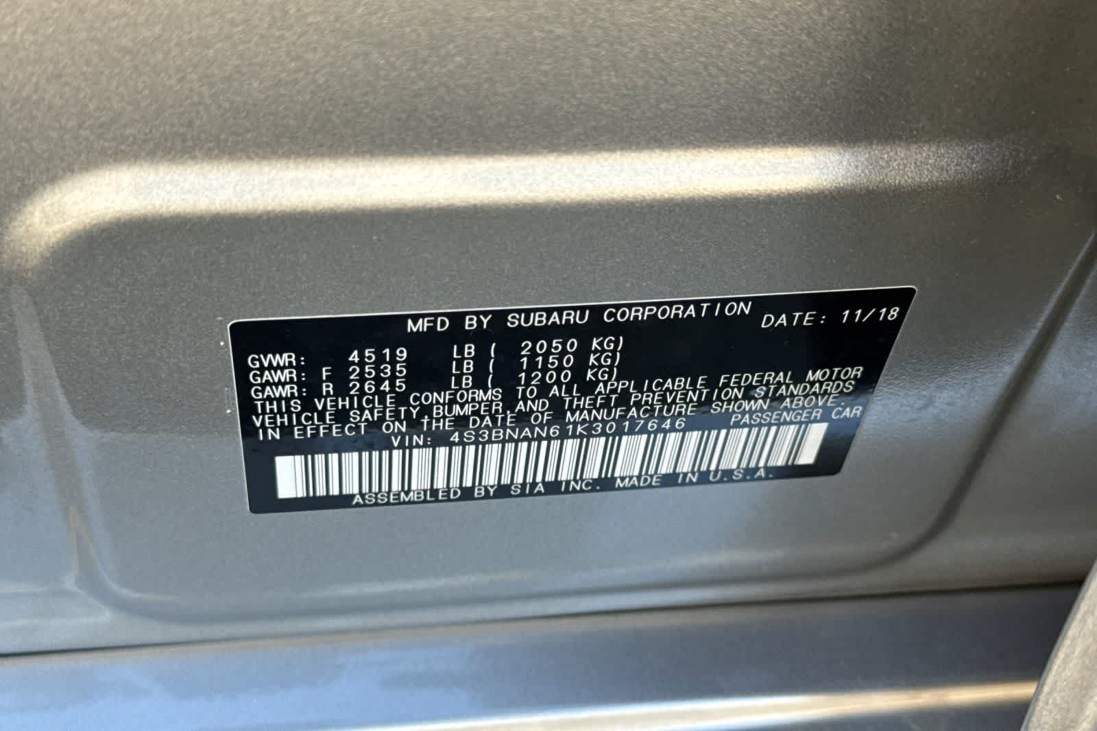 Thumbnail: 2019 Subaru Legacy - 33