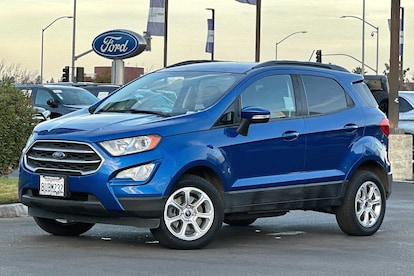Used 2020 Ford EcoSport SE SUV Lightning Blue Metallic For Sale in Fresno  CA