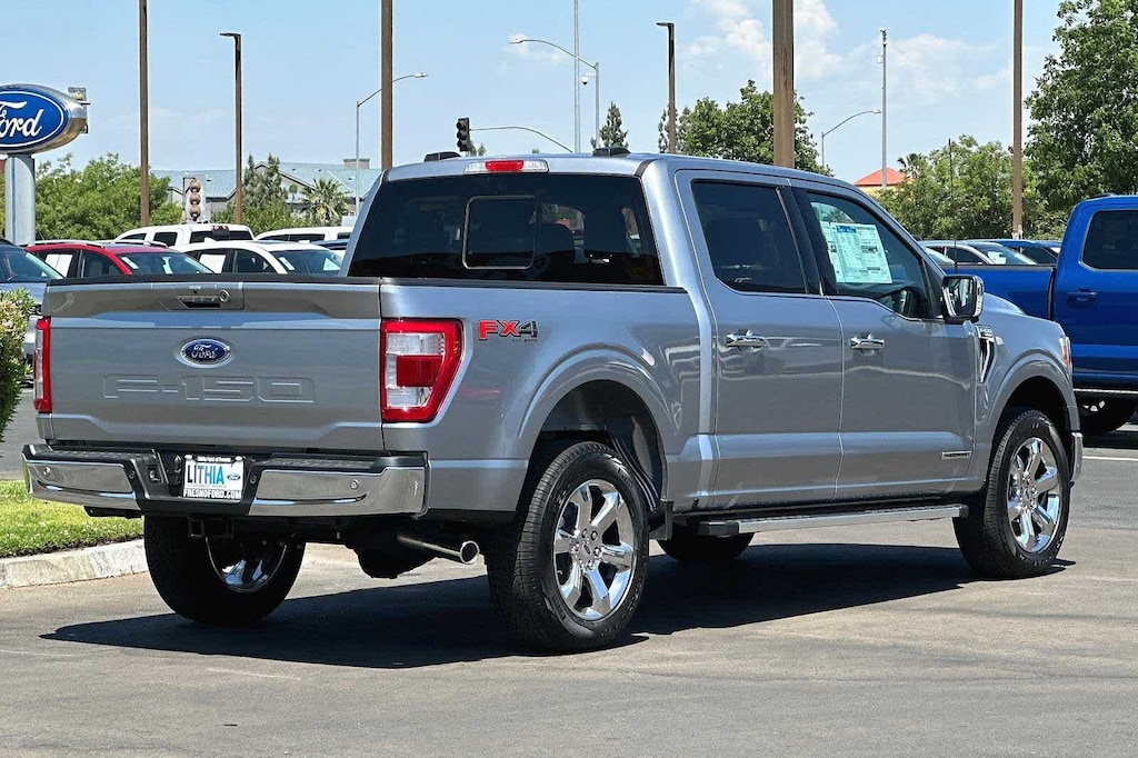 New 2023 Ford F-150 Lariat 4WD Supercrew 5.5 Box Truck Iconic Silver ...