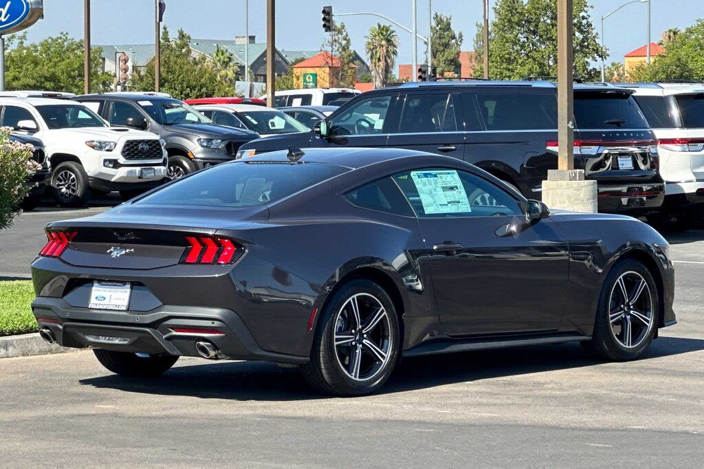 New 2024 Ford Mustang Ecoboost Coupe Dark Matter Gray Metallic For Sale