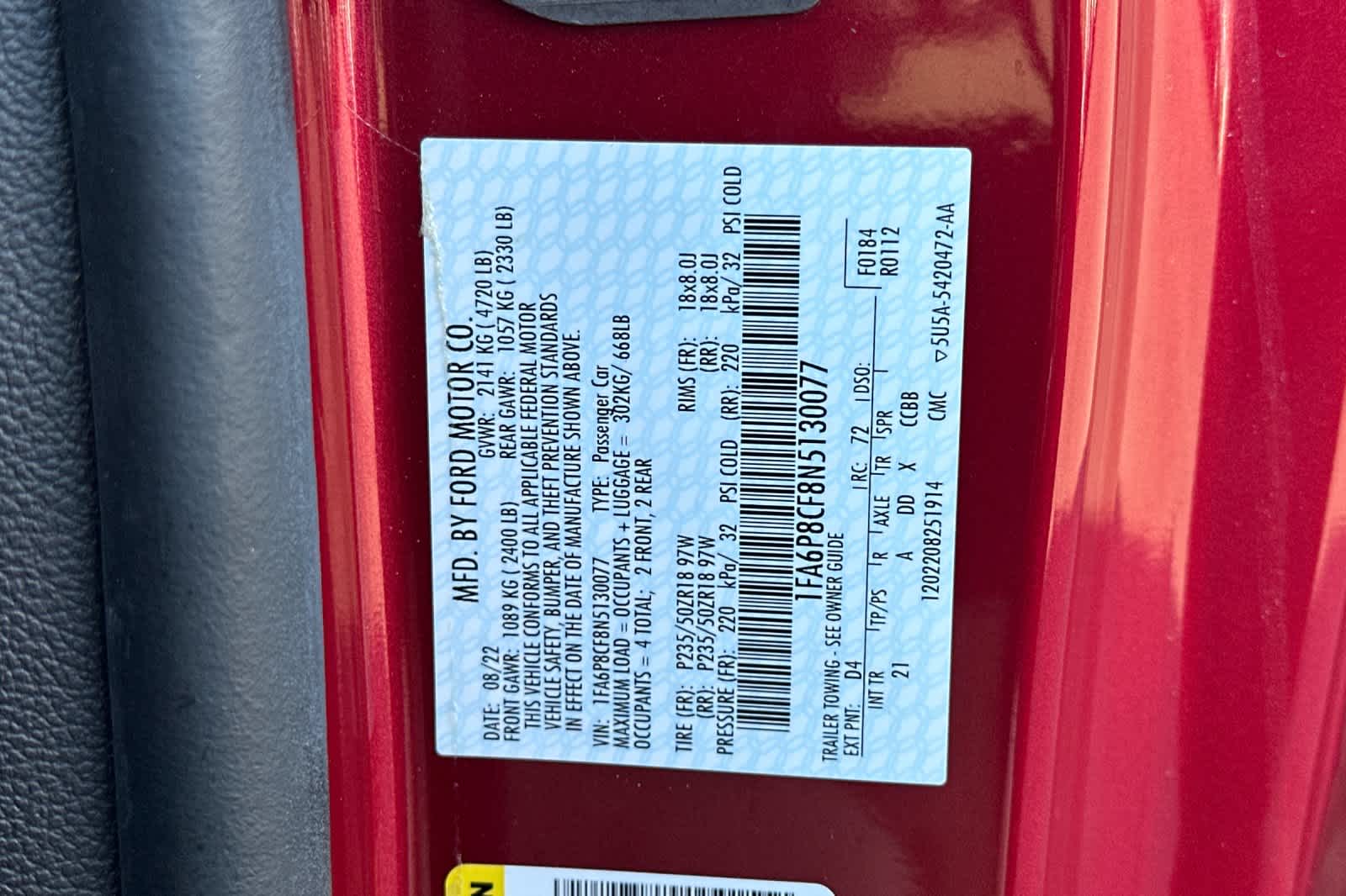 Thumbnail: 2022 Ford Mustang - 27