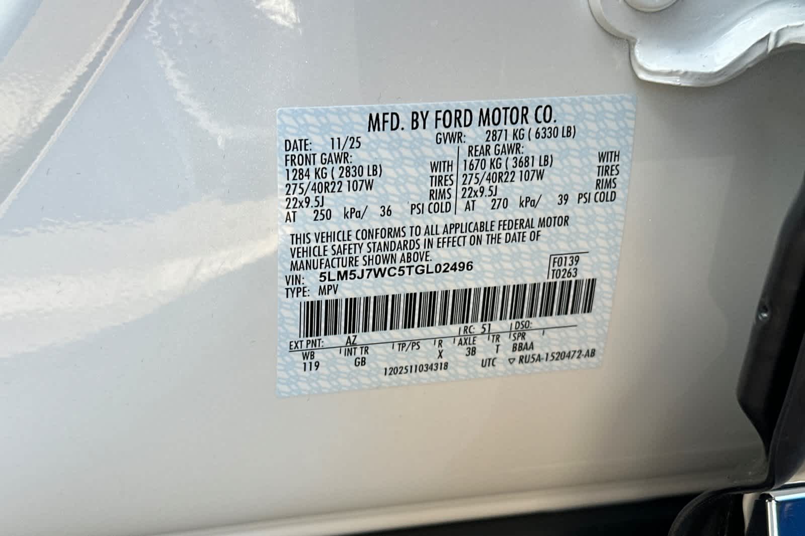 Thumbnail: 2026 Lincoln Aviator - 29