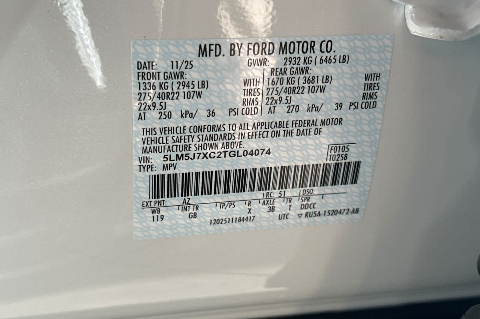 Thumbnail: 2026 Lincoln Aviator - 31