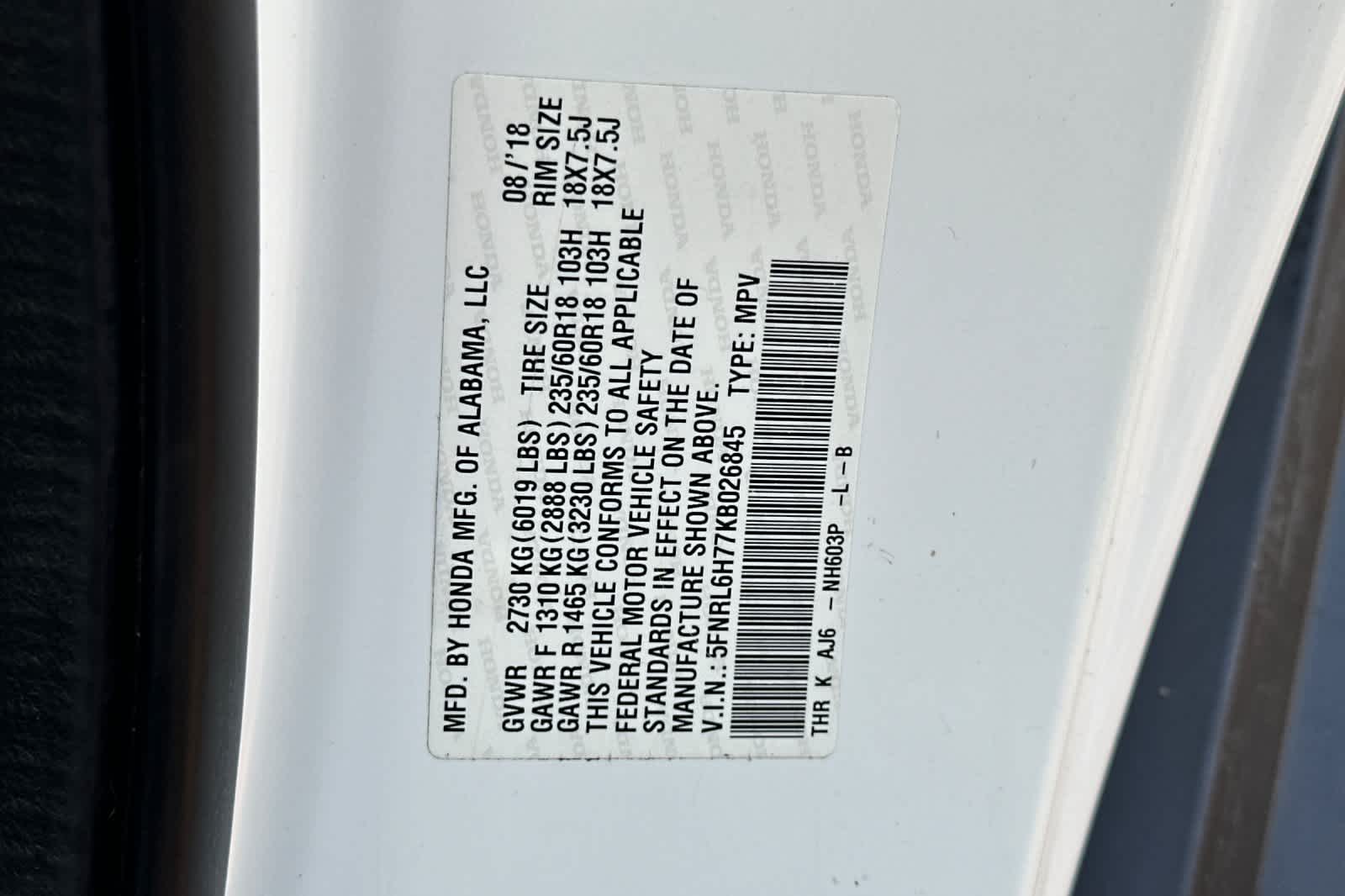 Thumbnail: 2019 Honda Odyssey - 30