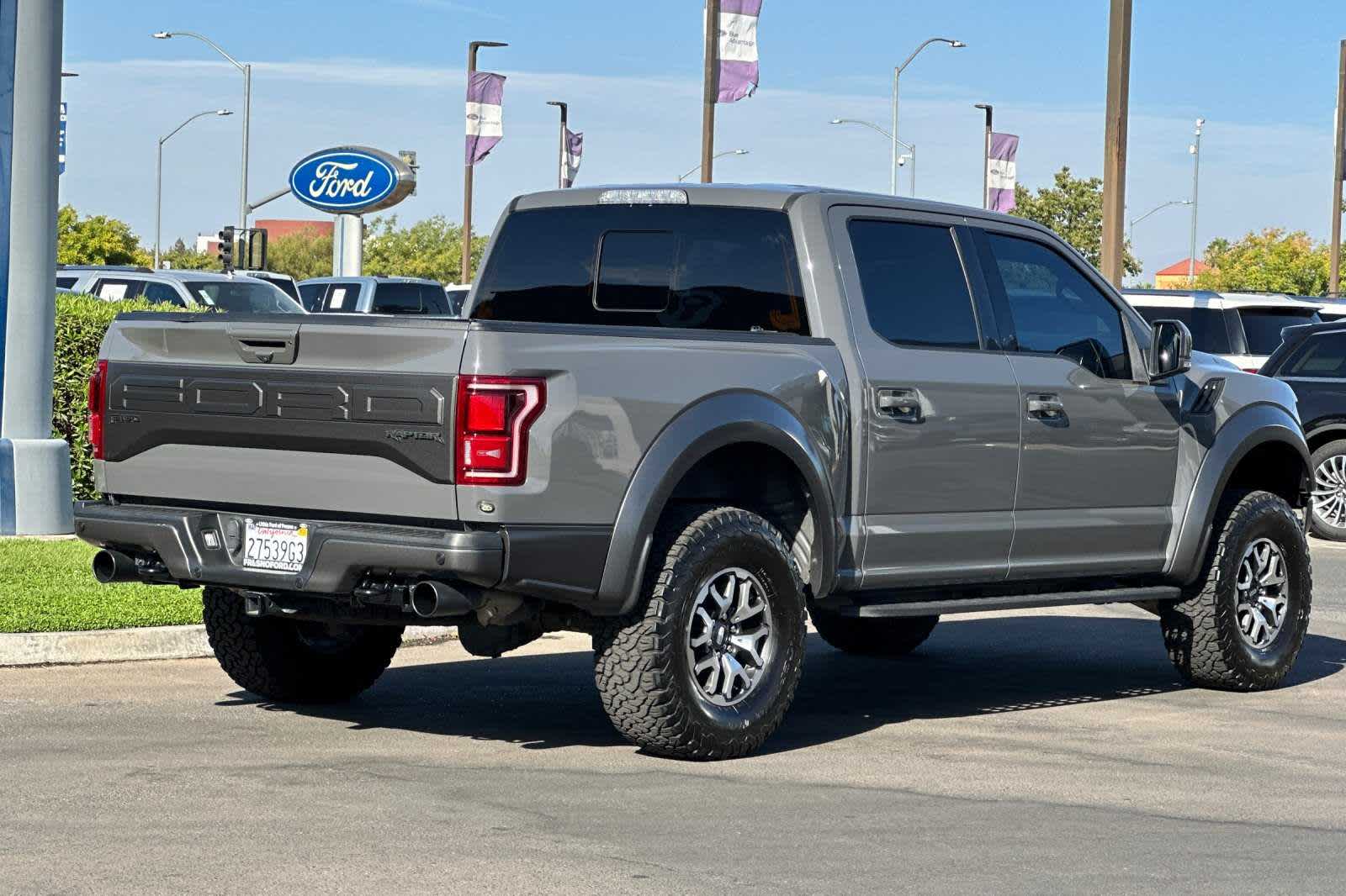 Used 2018 Ford F-150 Raptor with VIN 1FTFW1RG5JFC98784 for sale in Fresno, CA