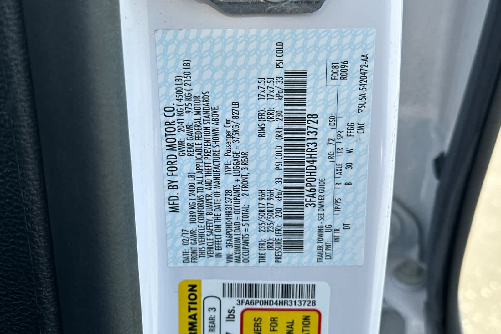 Thumbnail: 2017 Ford Fusion - 29