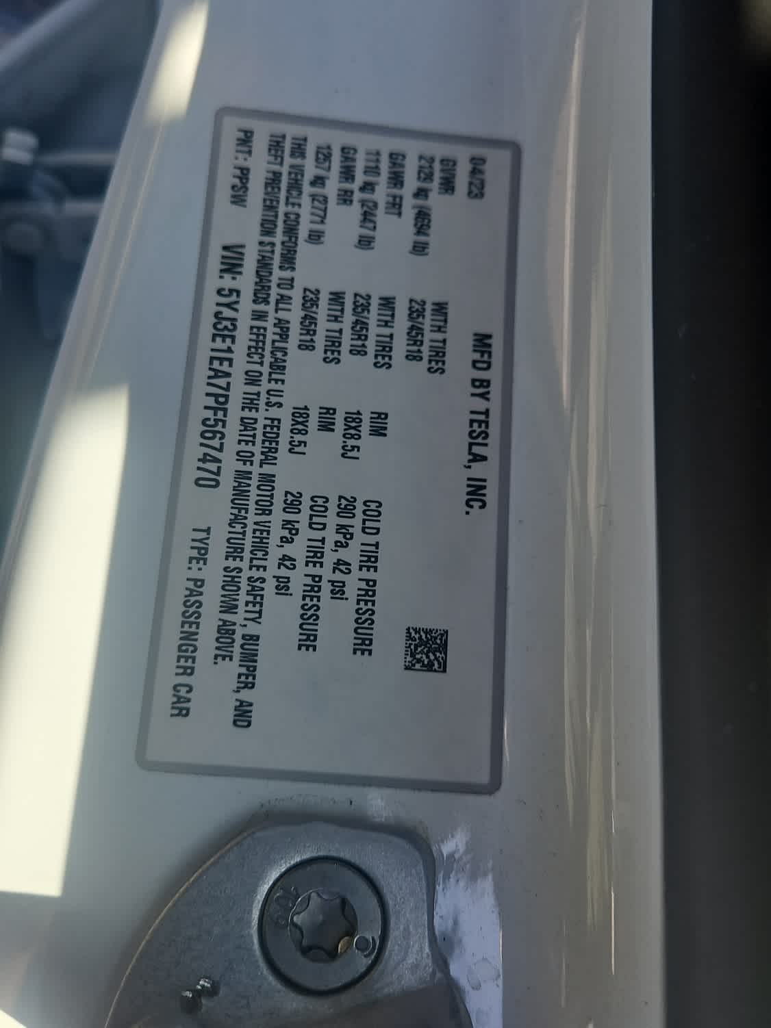 Thumbnail: 2023 Tesla Model 3 - 22