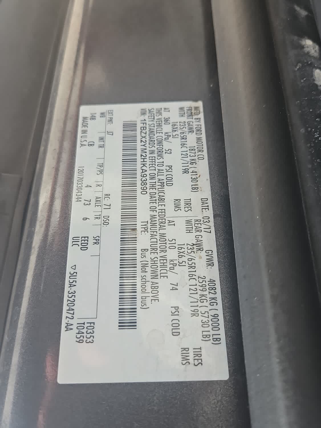 Thumbnail: 2017 Ford Transit Series - 21