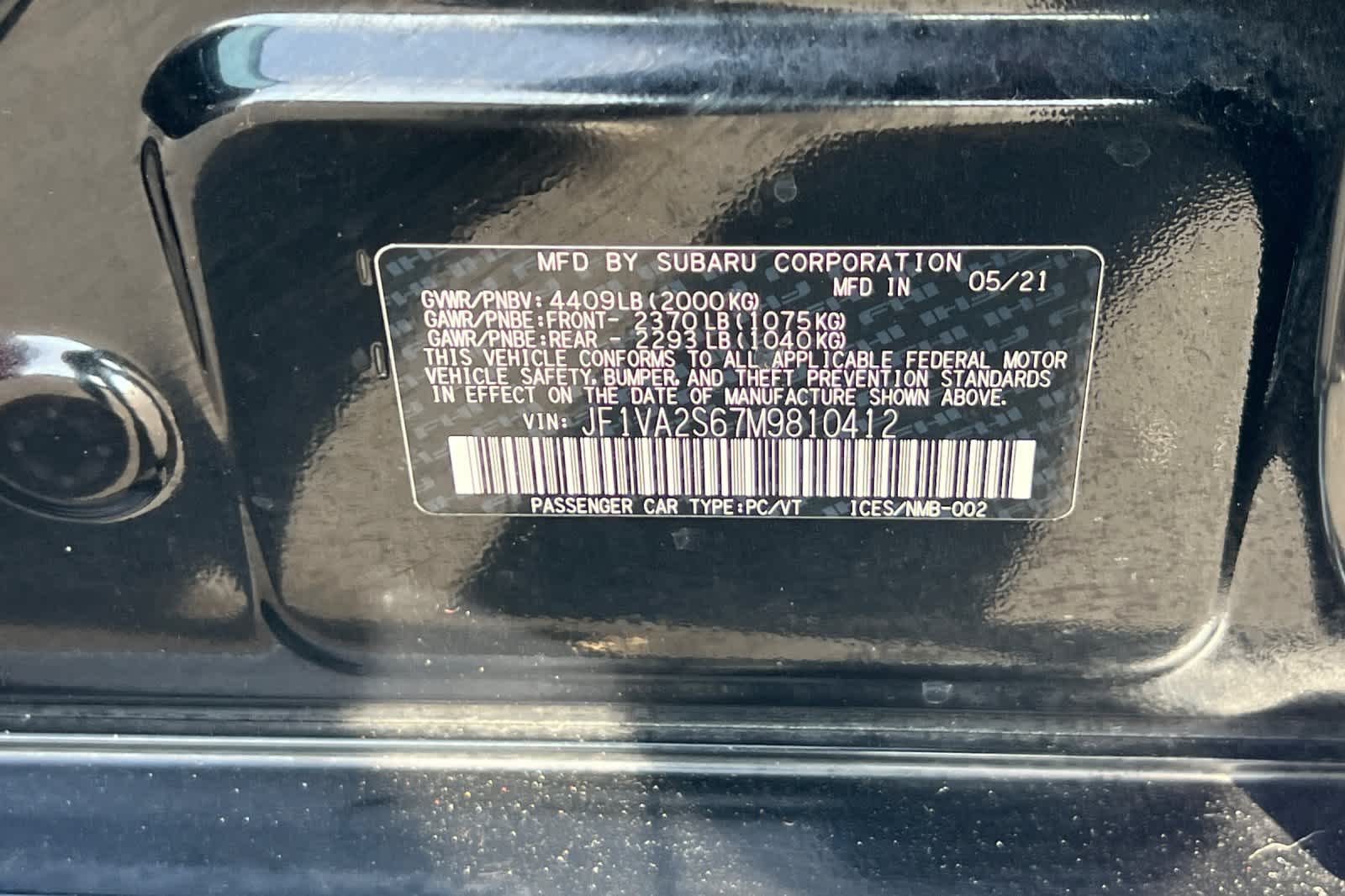 Thumbnail: 2021 Subaru WRX - 29