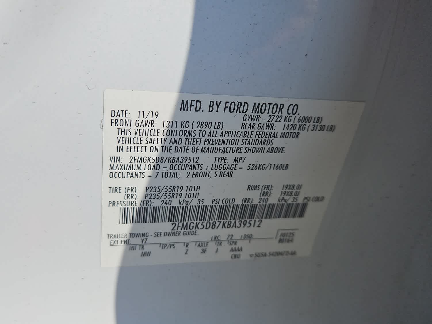 Thumbnail: 2019 Ford Flex - 21