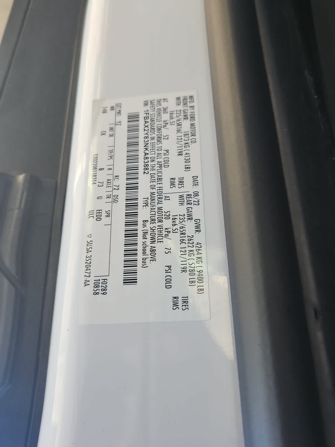 Thumbnail: 2022 Ford Econoline - 21