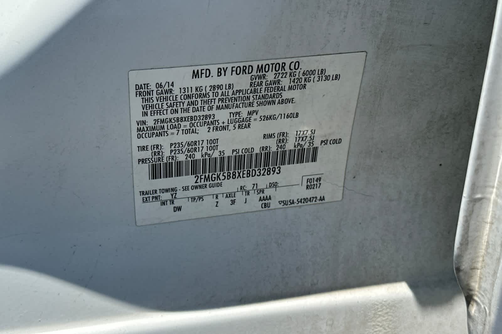 2014 Ford Flex SE 26