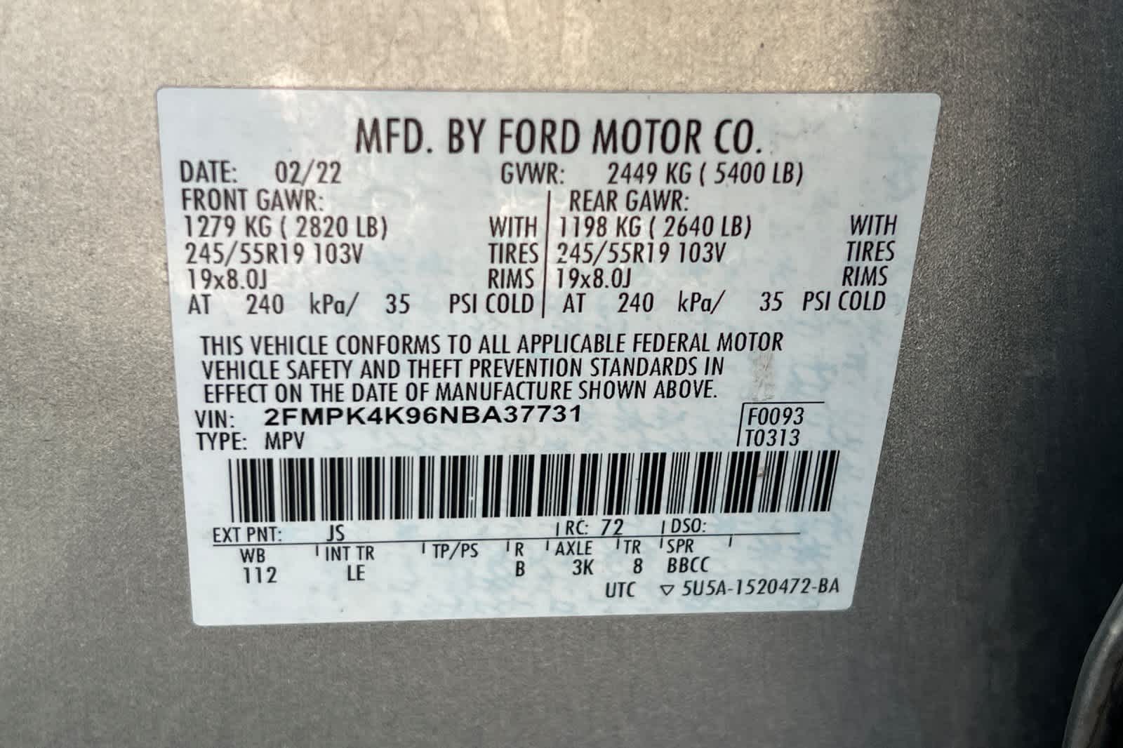 Thumbnail: 2022 Ford Edge - 29