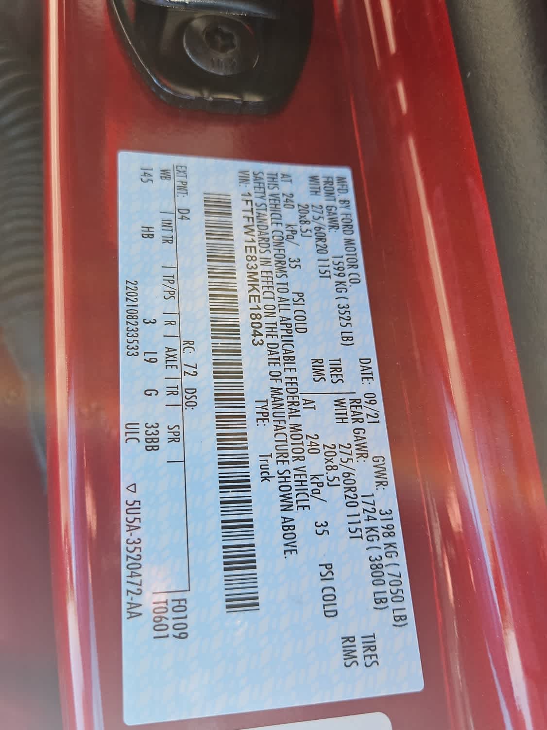 Thumbnail: 2021 Ford F-150 - 21