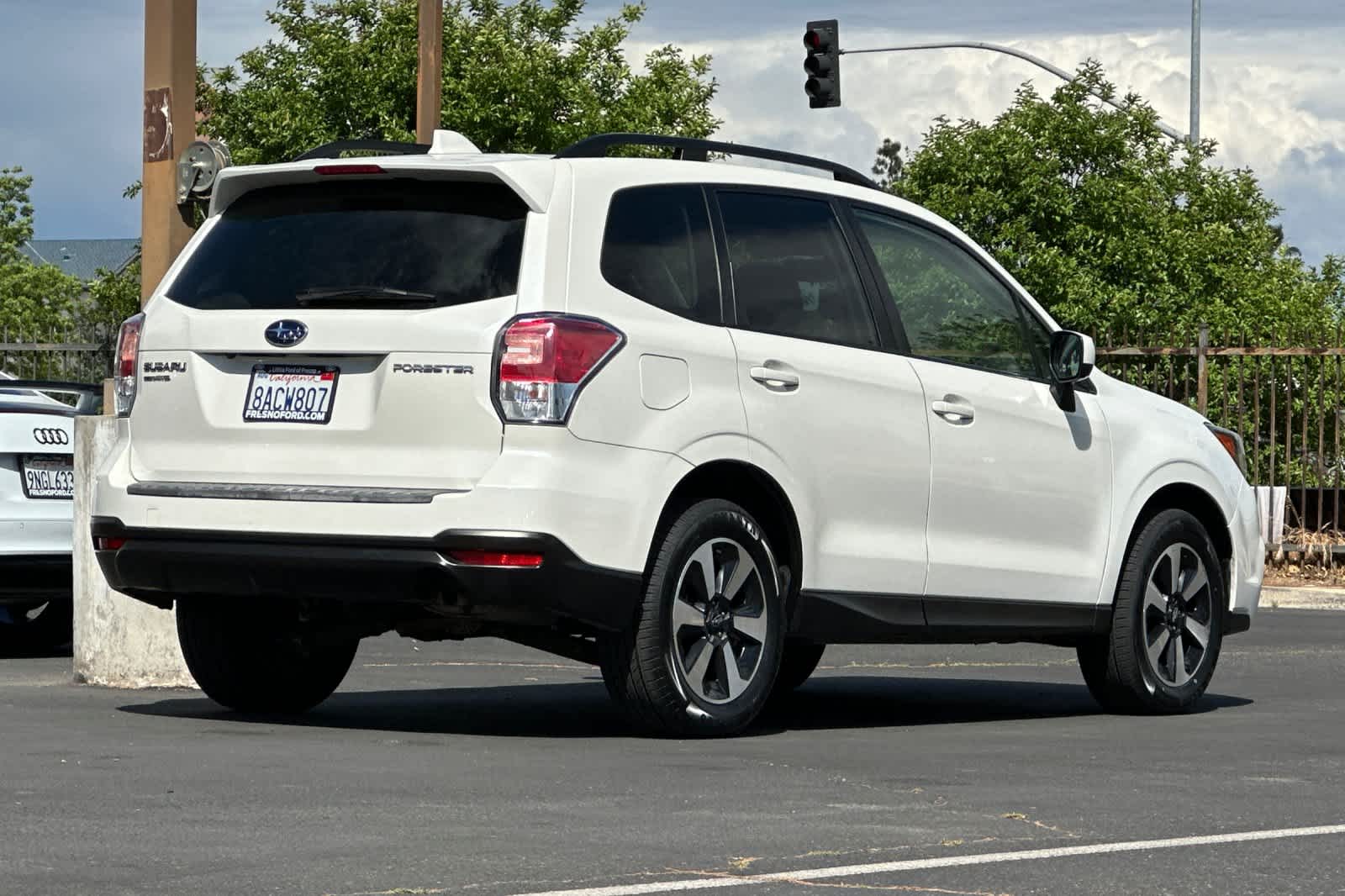 Used 2018 Subaru Forester Premium with VIN JF2SJAGC3JH428161 for sale in Fresno, CA